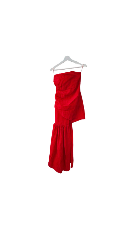 David Koma Asymmetrical Ruched Dress Size Small (UK 12)